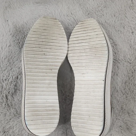 Zara Silver Platform Oxford Shoes Size 8 - Picture 7 of 7